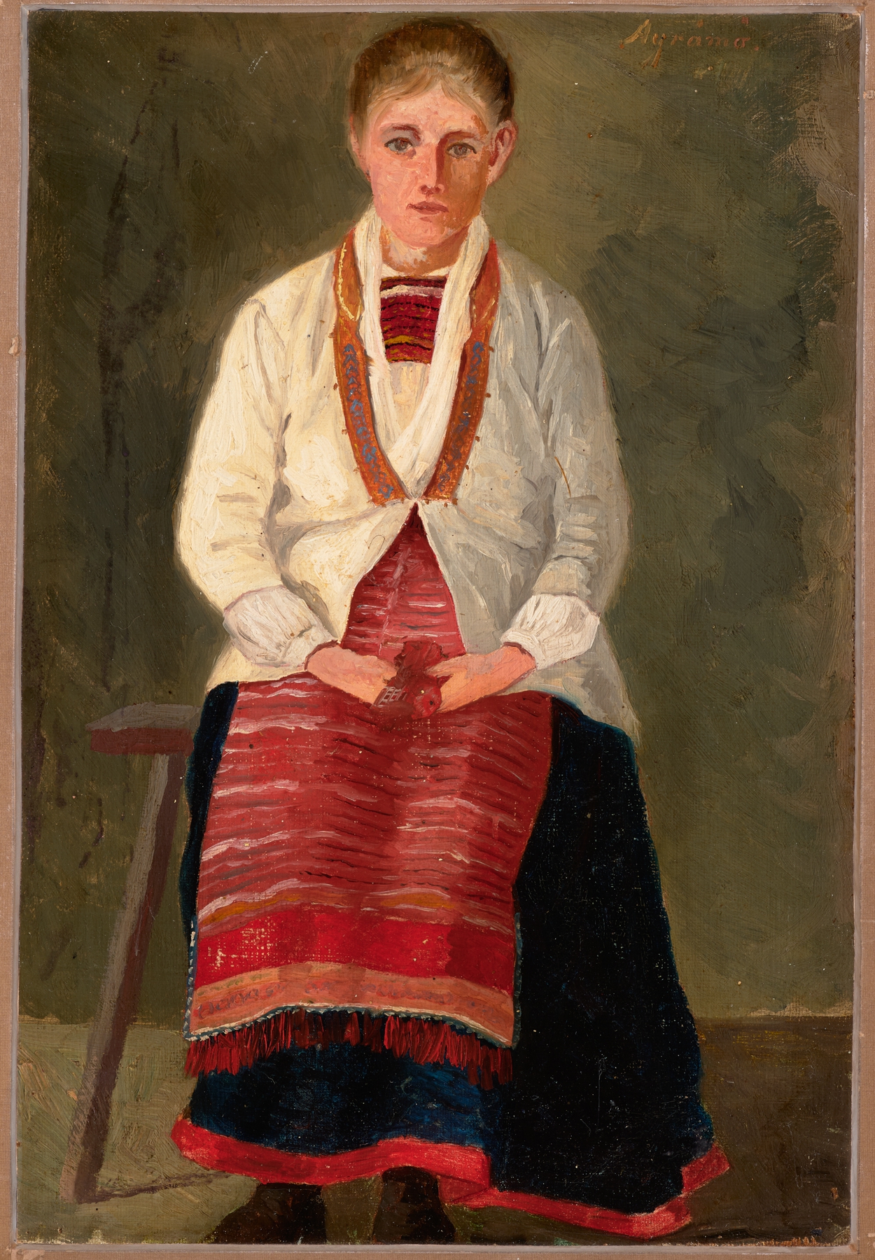 Äyrämöinen woman from Karelia 1870s