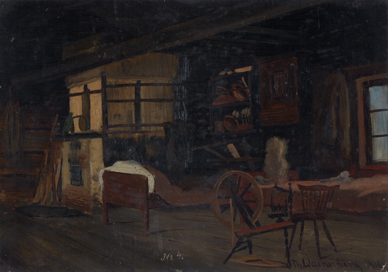 Cottage interior 4 in Säkylä, 1876