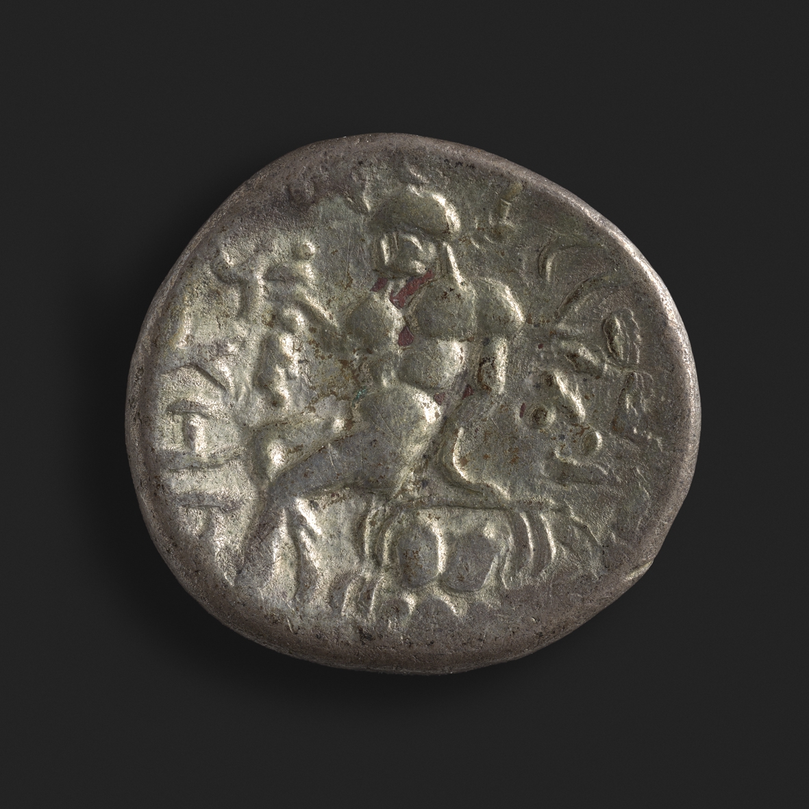 Sogdian copy of a tetradrachm of Euthydemus I