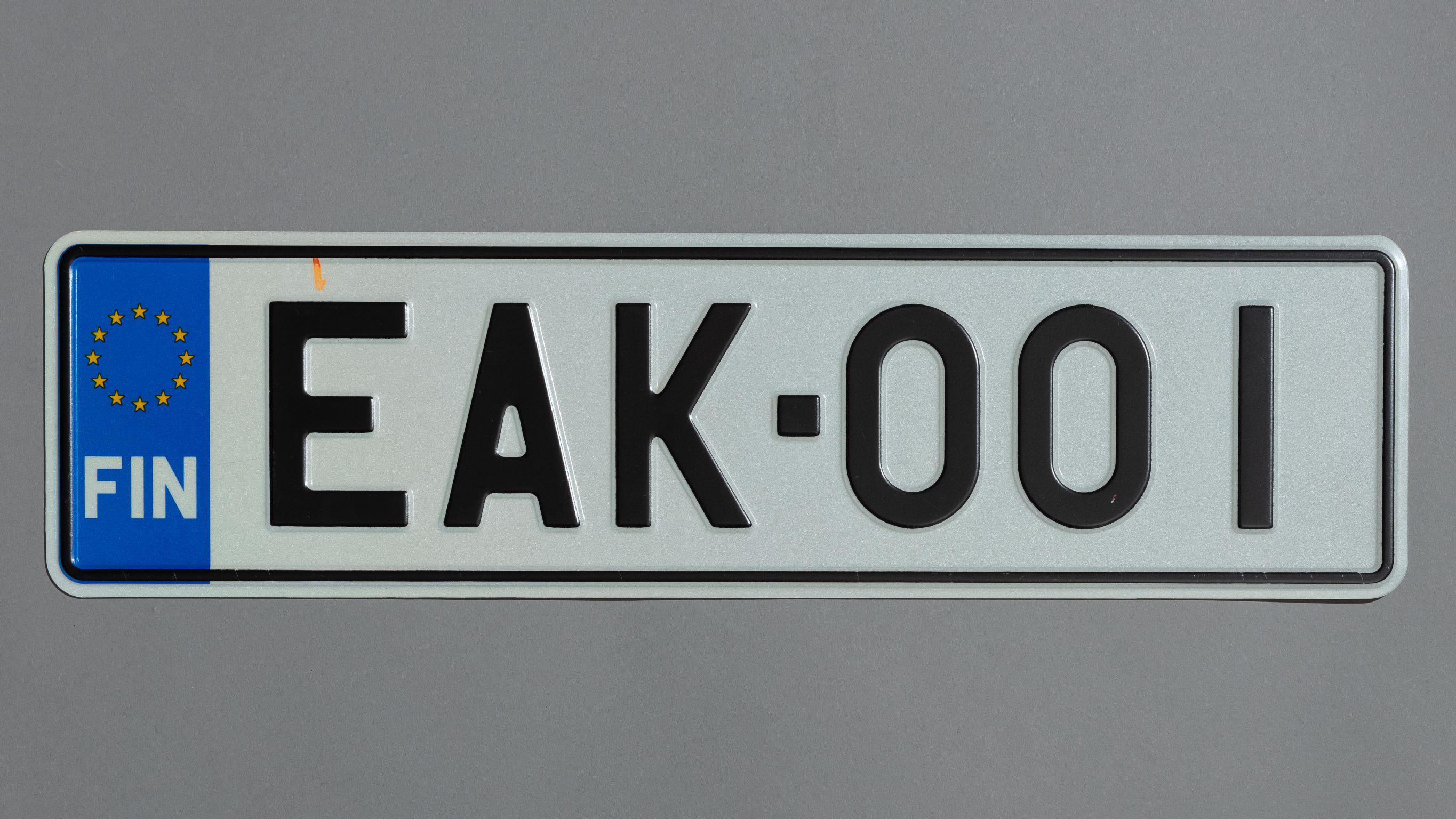 Number plate