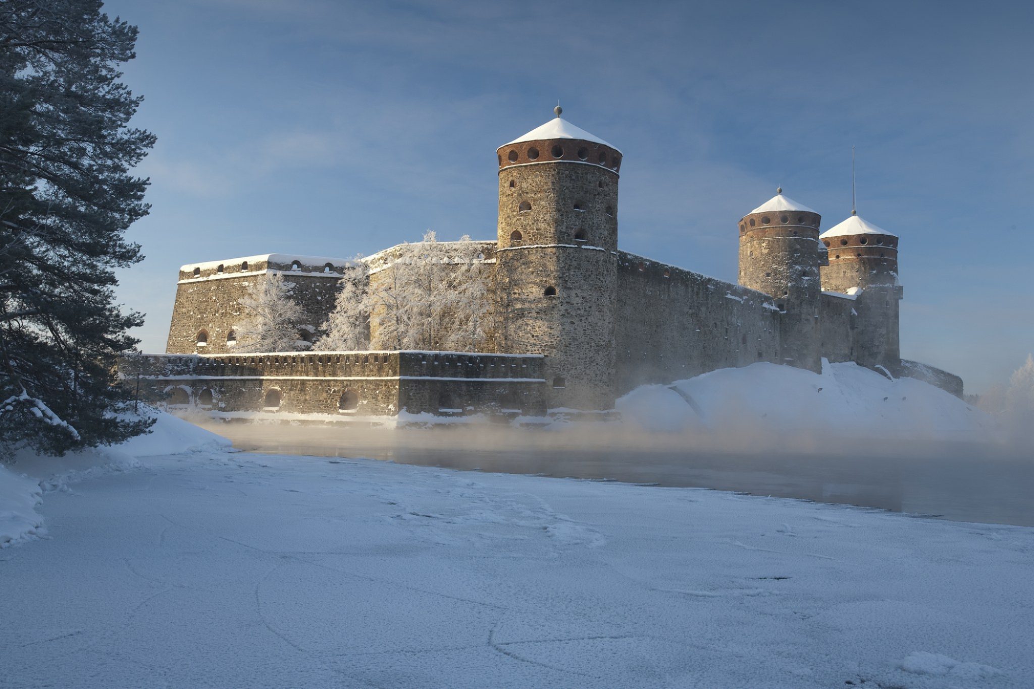 Olavinlinna talvi Olavinlinna talvi